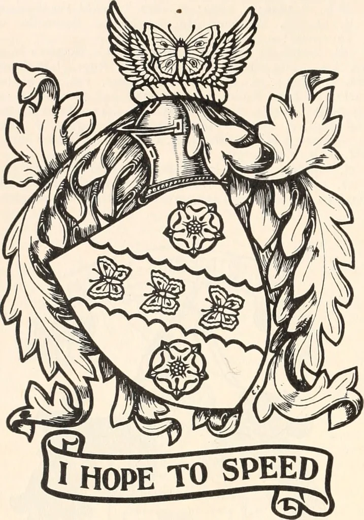 An illustration from Armorial families : a directory of gentlemen of coat-armour, 1905, leaf 337