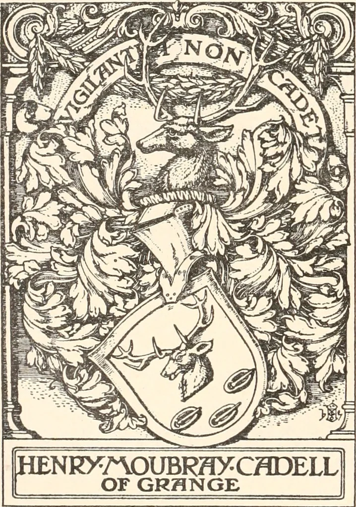 An illustration from Armorial families : a directory of gentlemen of coat-armour, 1905, leaf 343