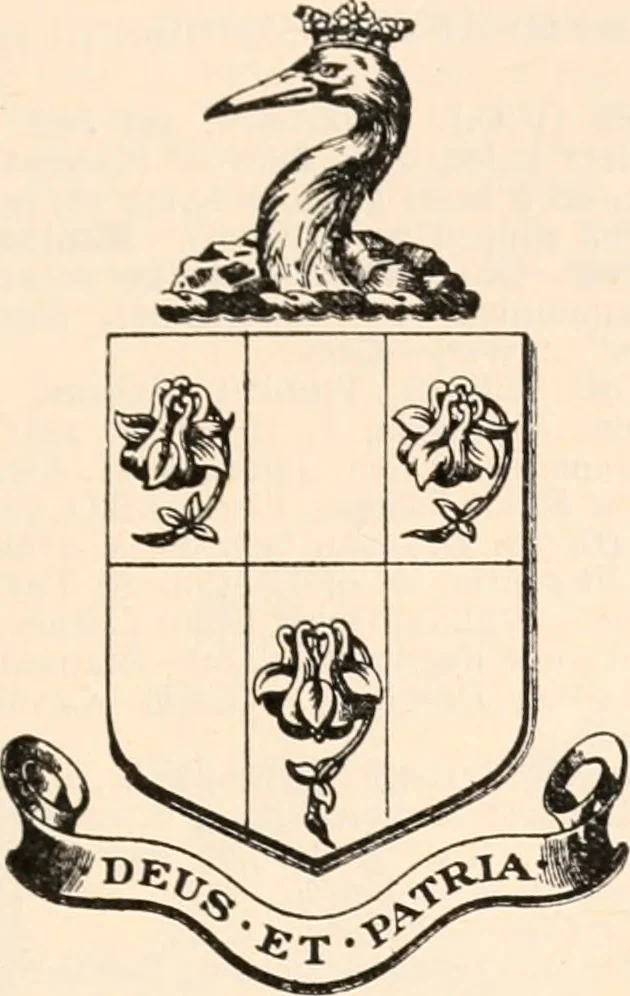 An illustration from Armorial families : a directory of gentlemen of coat-armour, 1905, leaf 344