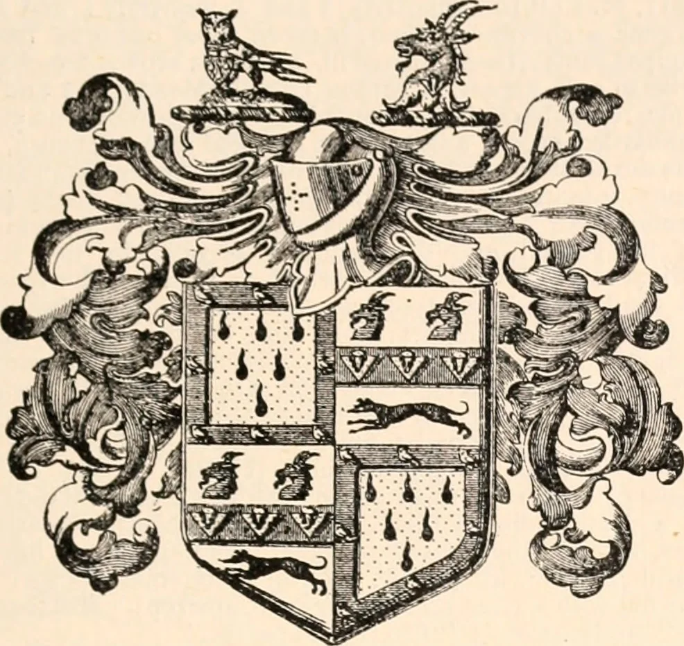 An illustration from Armorial families : a directory of gentlemen of coat-armour, 1905, leaf 348