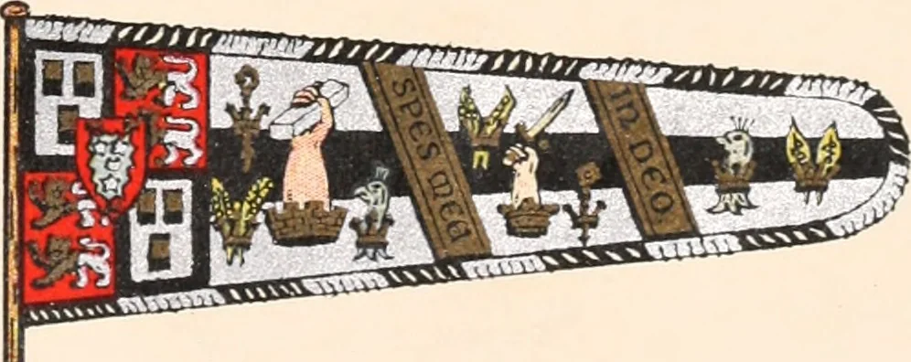 An illustration from Armorial families : a directory of gentlemen of coat-armour, 1905, leaf 356