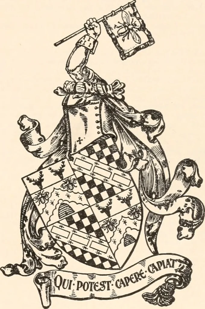 An illustration from Armorial families : a directory of gentlemen of coat-armour, 1905, leaf 360