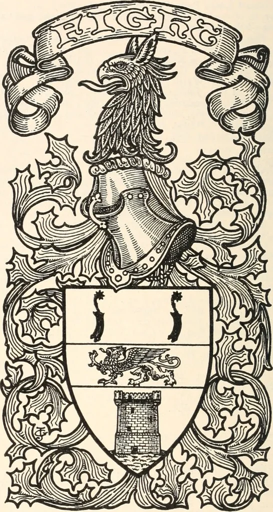 An illustration from Armorial families : a directory of gentlemen of coat-armour, 1905, leaf 363