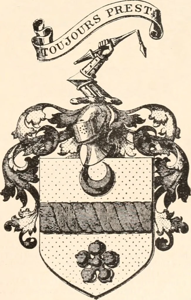 An illustration from Armorial families : a directory of gentlemen of coat-armour, 1905, leaf 366