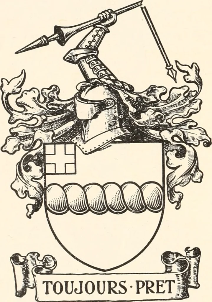 An illustration from Armorial families : a directory of gentlemen of coat-armour, 1905, leaf 367