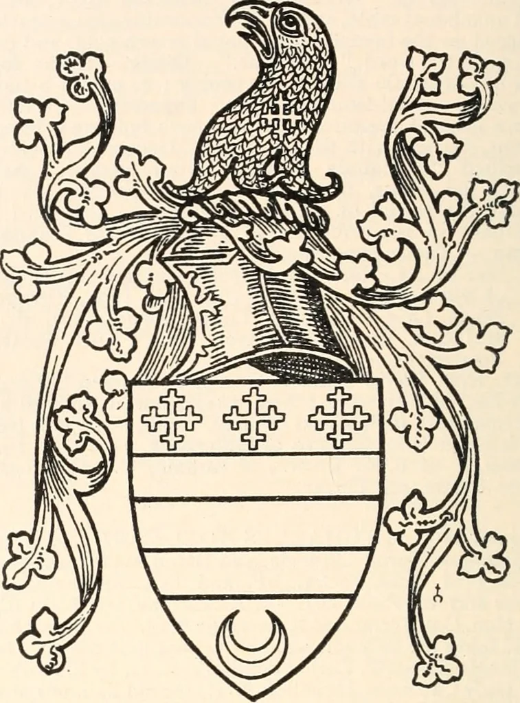 An illustration from Armorial families : a directory of gentlemen of coat-armour, 1905, leaf 369
