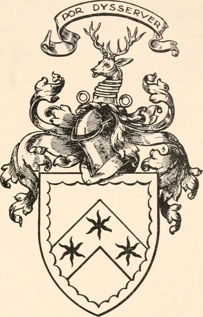 An illustration from Armorial families : a directory of gentlemen of coat-armour, 1905, leaf 370