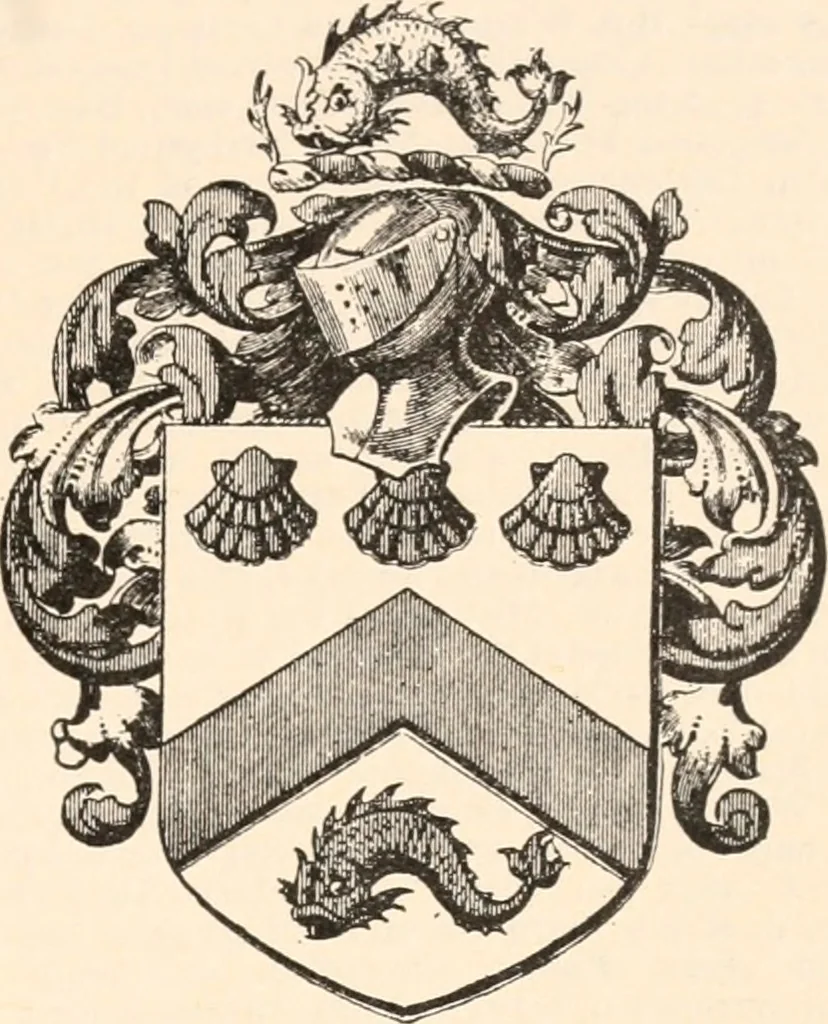 An illustration from Armorial families : a directory of gentlemen of coat-armour, 1905, leaf 386
