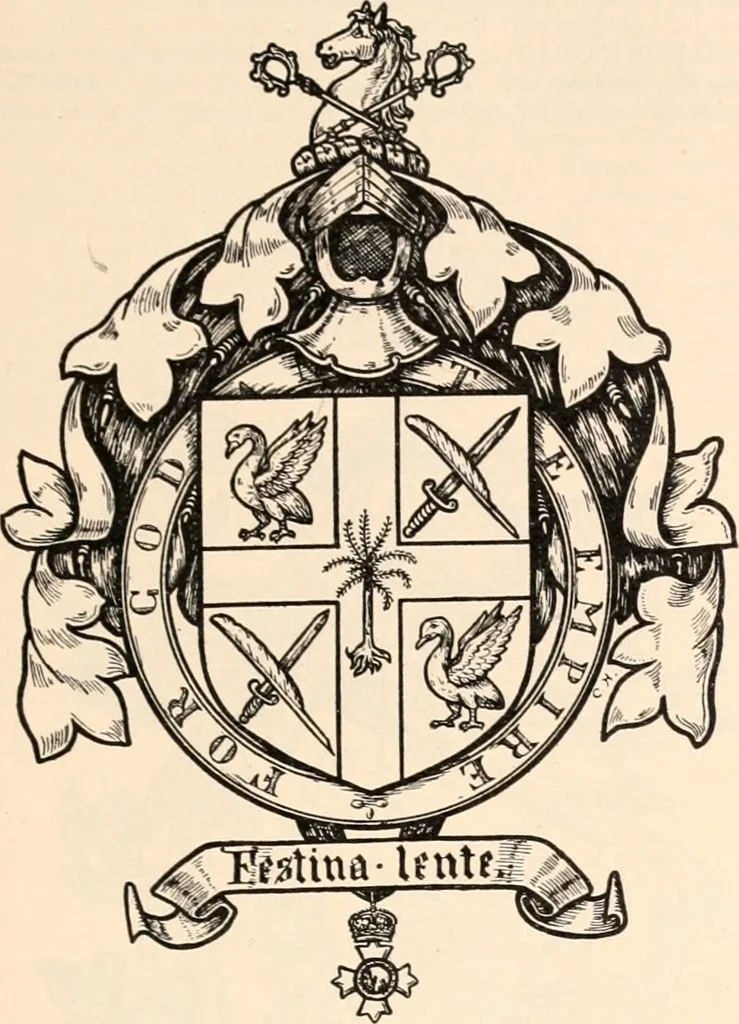An illustration from Armorial families : a directory of gentlemen of coat-armour, 1905, leaf 60