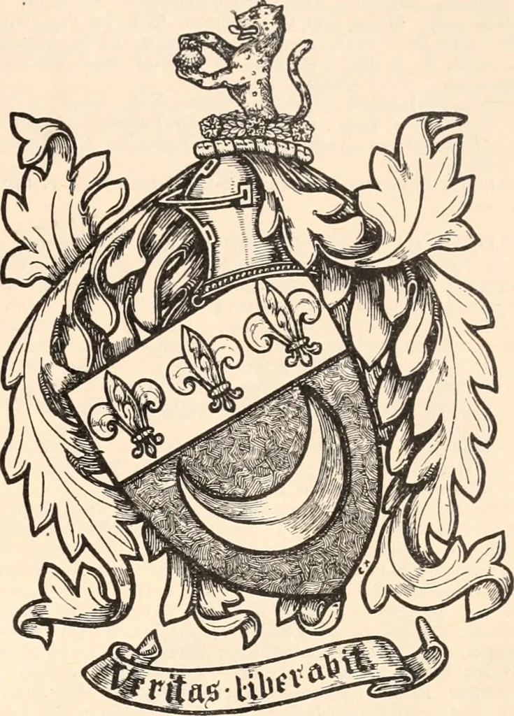 An illustration from Armorial families : a directory of gentlemen of coat-armour, 1905, leaf 60