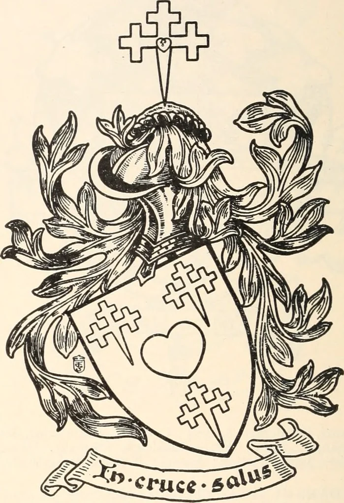 An illustration from Armorial families : a directory of gentlemen of coat-armour, 1905, leaf 61