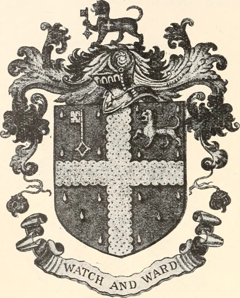 An illustration from Armorial families : a directory of gentlemen of coat-armour, 1905, leaf 63