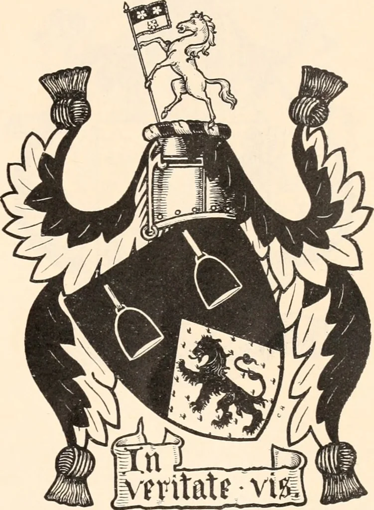 An illustration from Armorial families : a directory of gentlemen of coat-armour, 1905, leaf 64