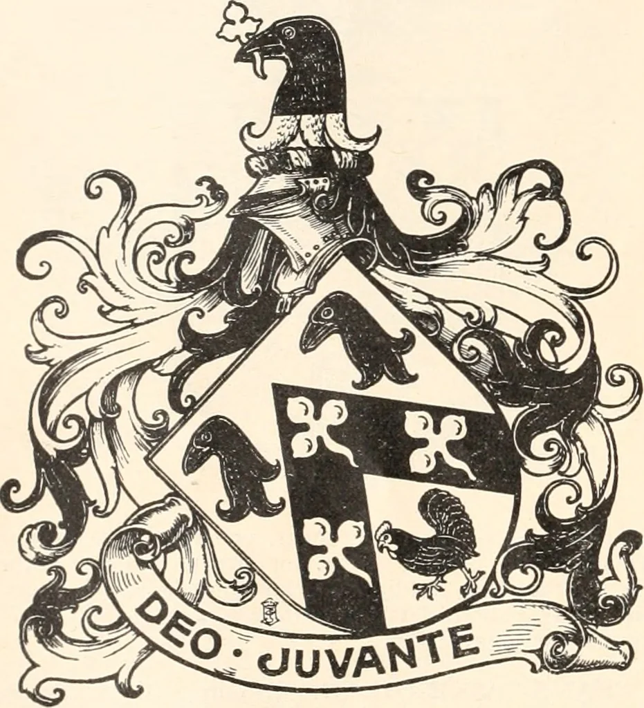 An illustration from Armorial families : a directory of gentlemen of coat-armour, 1905, leaf 67