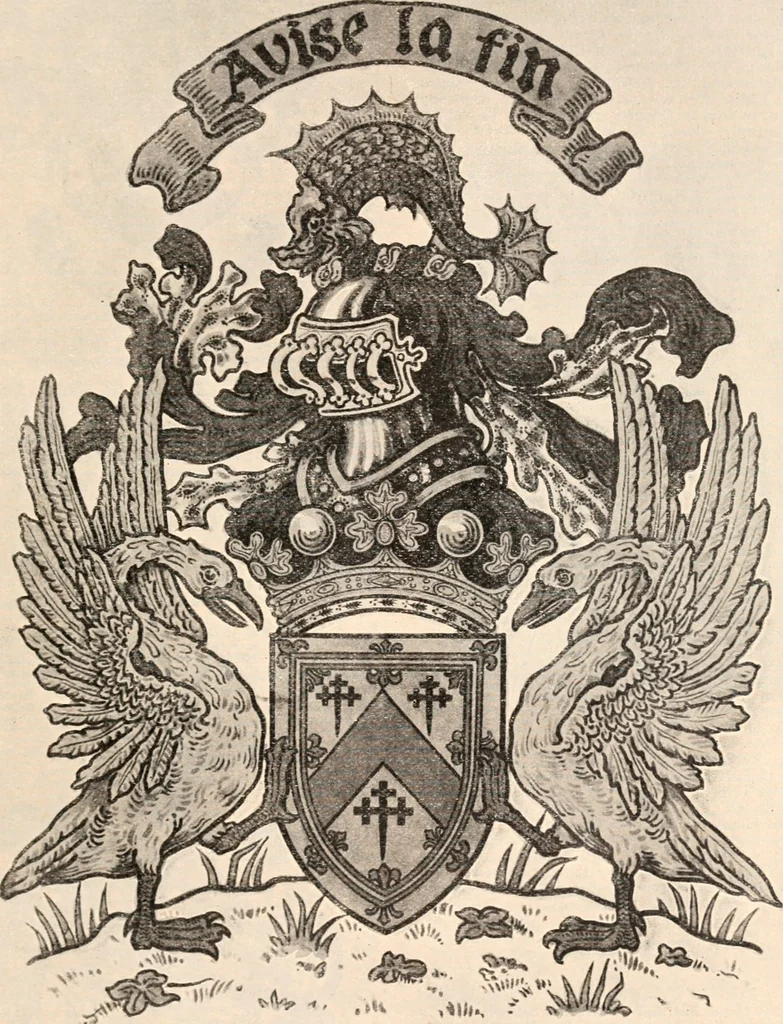 An illustration from Armorial families : a directory of gentlemen of coat-armour, 1905, leaf 68