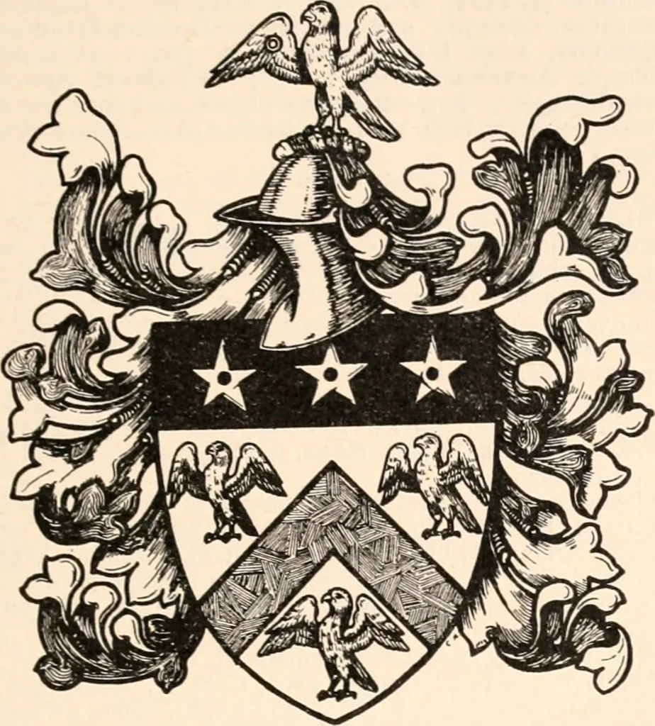 An illustration from Armorial families : a directory of gentlemen of coat-armour, 1905, leaf 72
