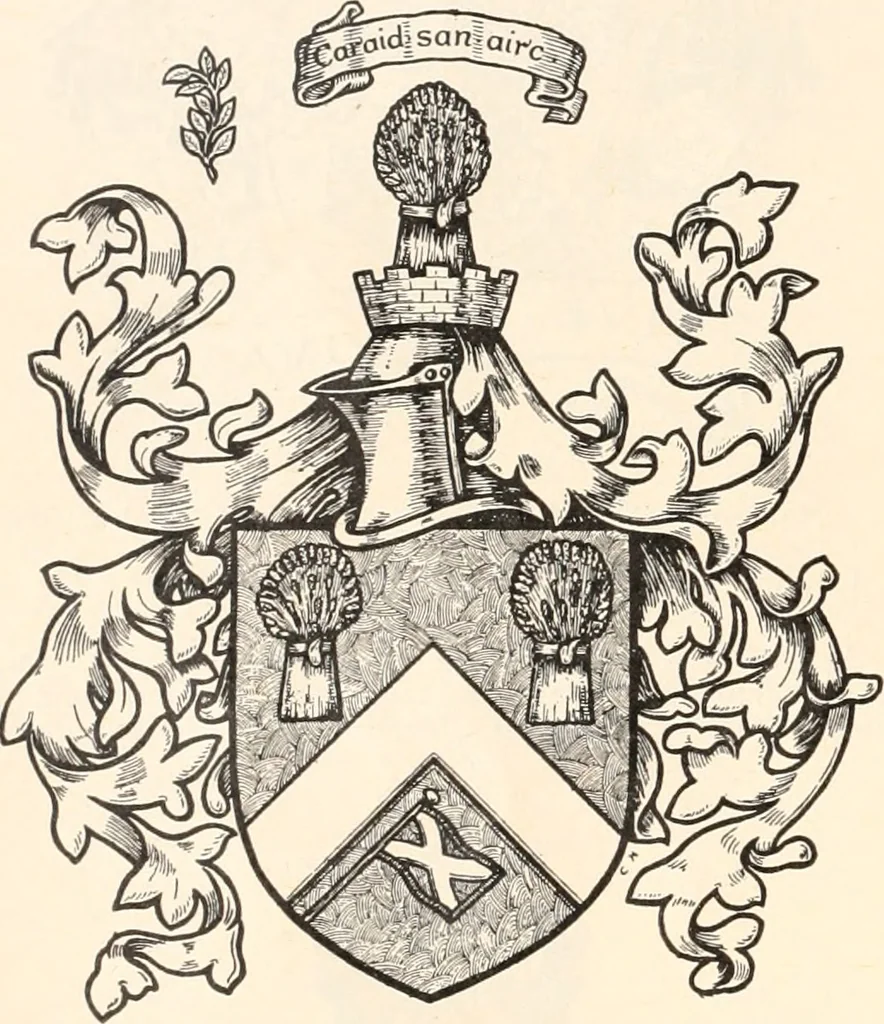 An illustration from Armorial families : a directory of gentlemen of coat-armour, 1905, leaf 75