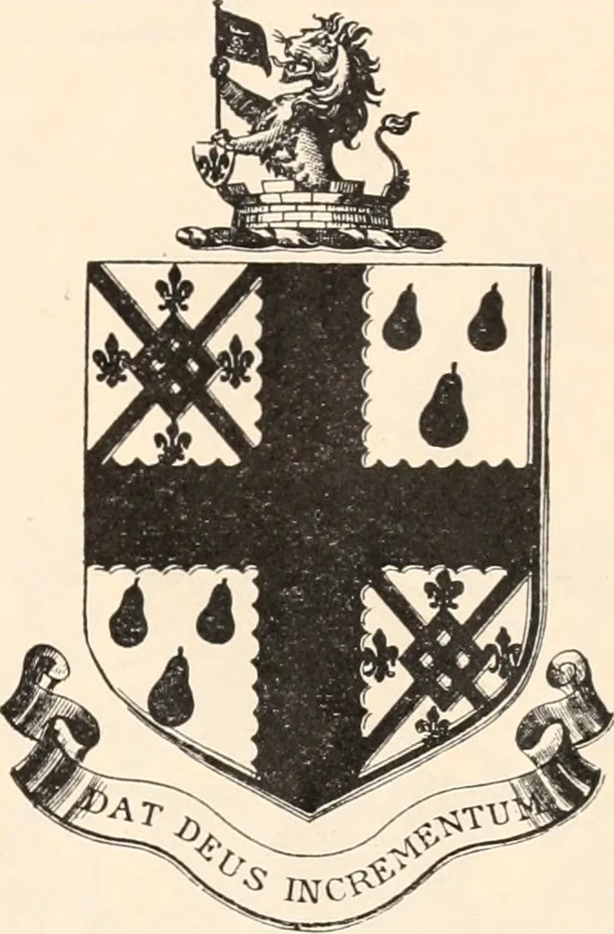 An illustration from Armorial families : a directory of gentlemen of coat-armour, 1905, leaf 78