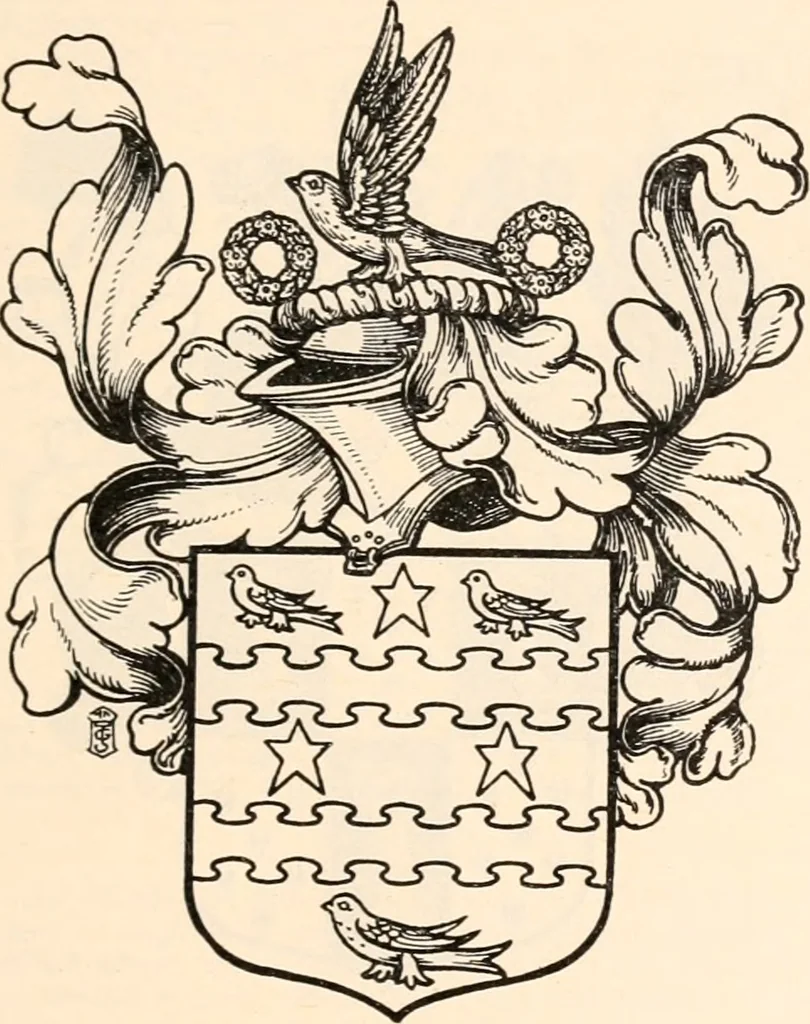 An illustration from Armorial families : a directory of gentlemen of coat-armour, 1905, leaf 80