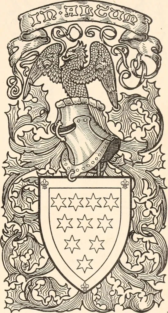 An illustration from Armorial families : a directory of gentlemen of coat-armour, 1905, leaf 84