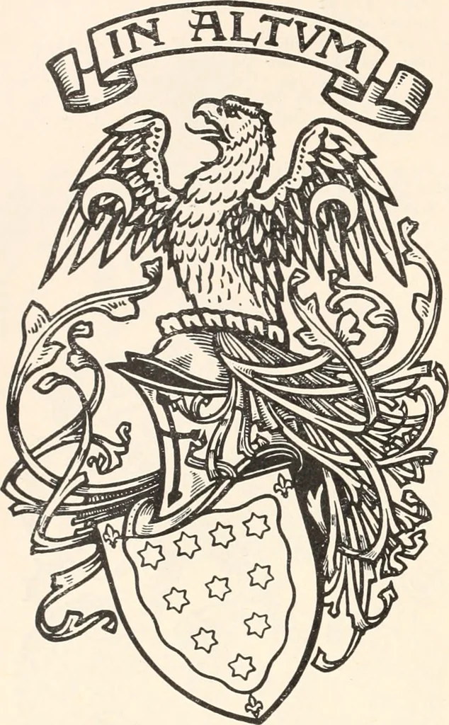 An illustration from Armorial families : a directory of gentlemen of coat-armour, 1905, leaf 85