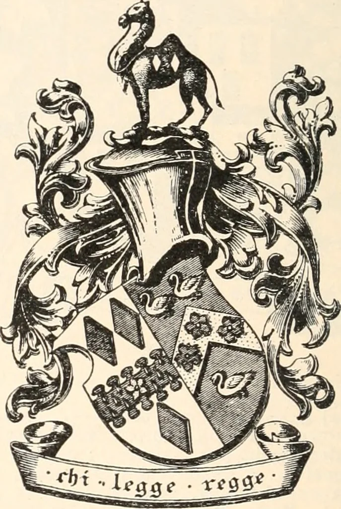 An illustration from Armorial families : a directory of gentlemen of coat-armour, 1905, leaf 87