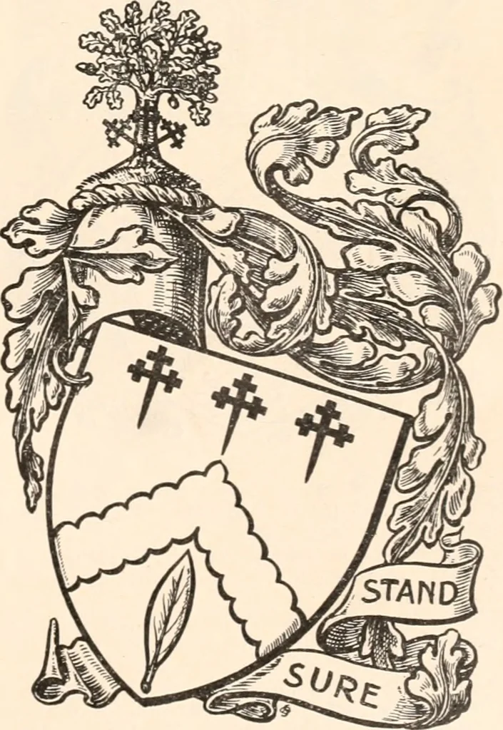 An illustration from Armorial families : a directory of gentlemen of coat-armour, 1905, leaf 88