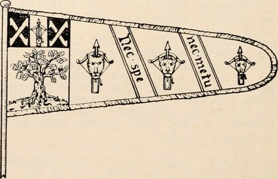 An illustration from Armorial families : a directory of gentlemen of coat-armour, 1905, leaf 109
