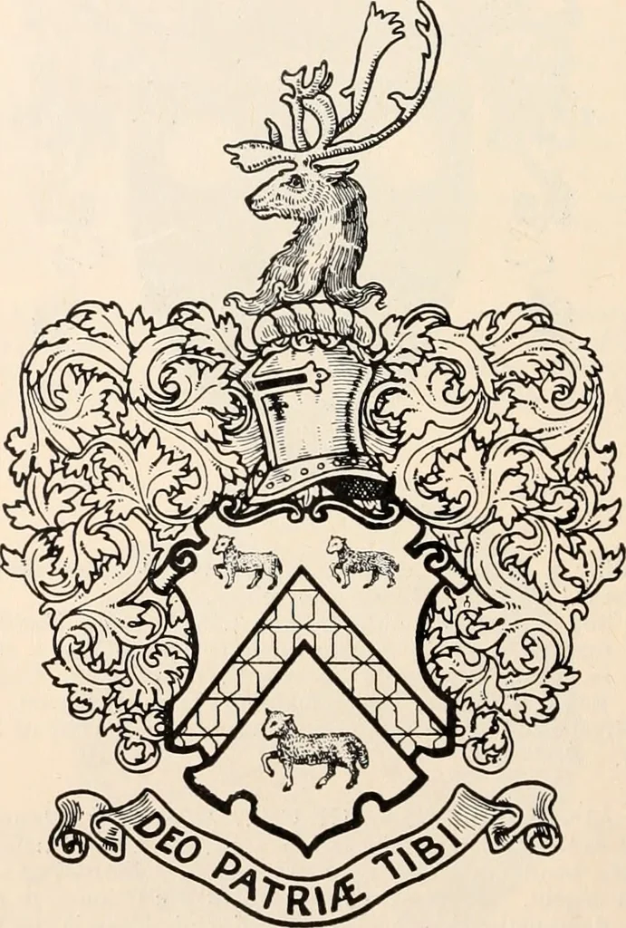 An illustration from Armorial families : a directory of gentlemen of coat-armour, 1905, leaf 113