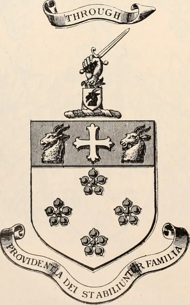 An illustration from Armorial families : a directory of gentlemen of coat-armour, 1905, leaf 117