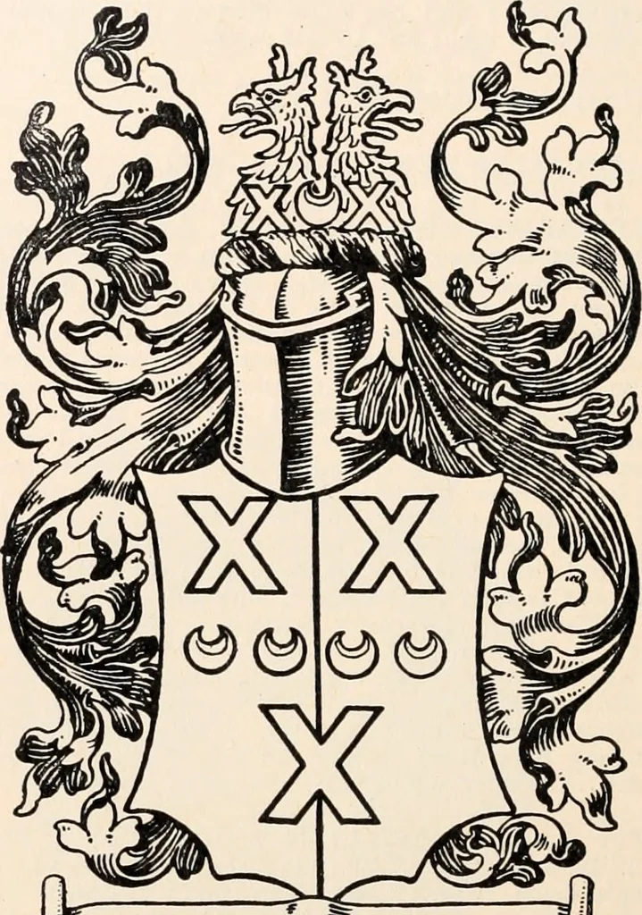 An illustration from Armorial families : a directory of gentlemen of coat-armour, 1905, leaf 119