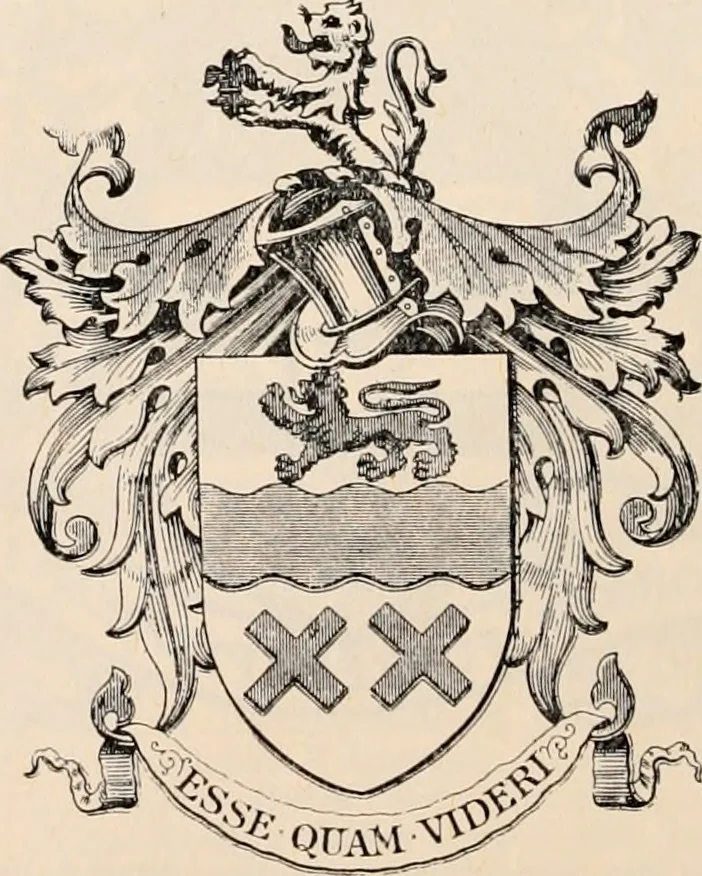 An illustration from Armorial families : a directory of gentlemen of coat-armour, 1905, leaf 119