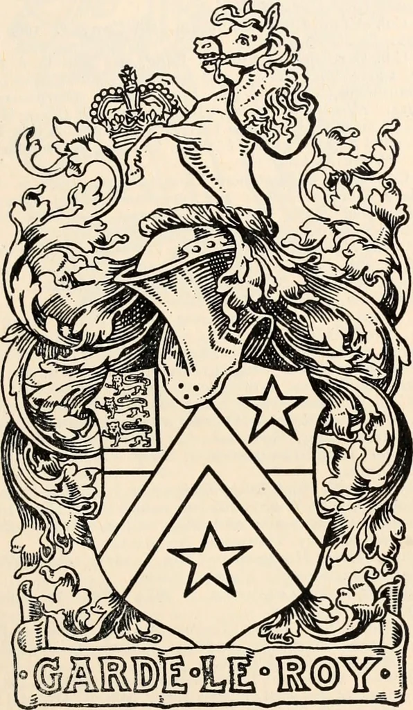 An illustration from Armorial families : a directory of gentlemen of coat-armour, 1905, leaf 120