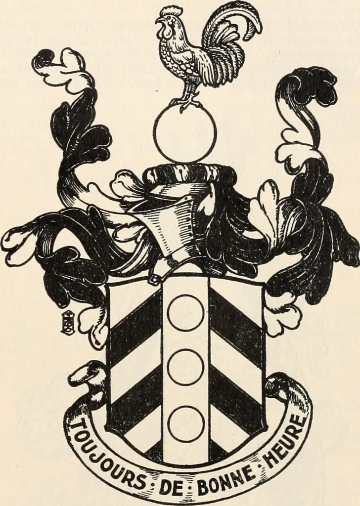 An illustration from Armorial families : a directory of gentlemen of coat-armour, 1905, leaf 124