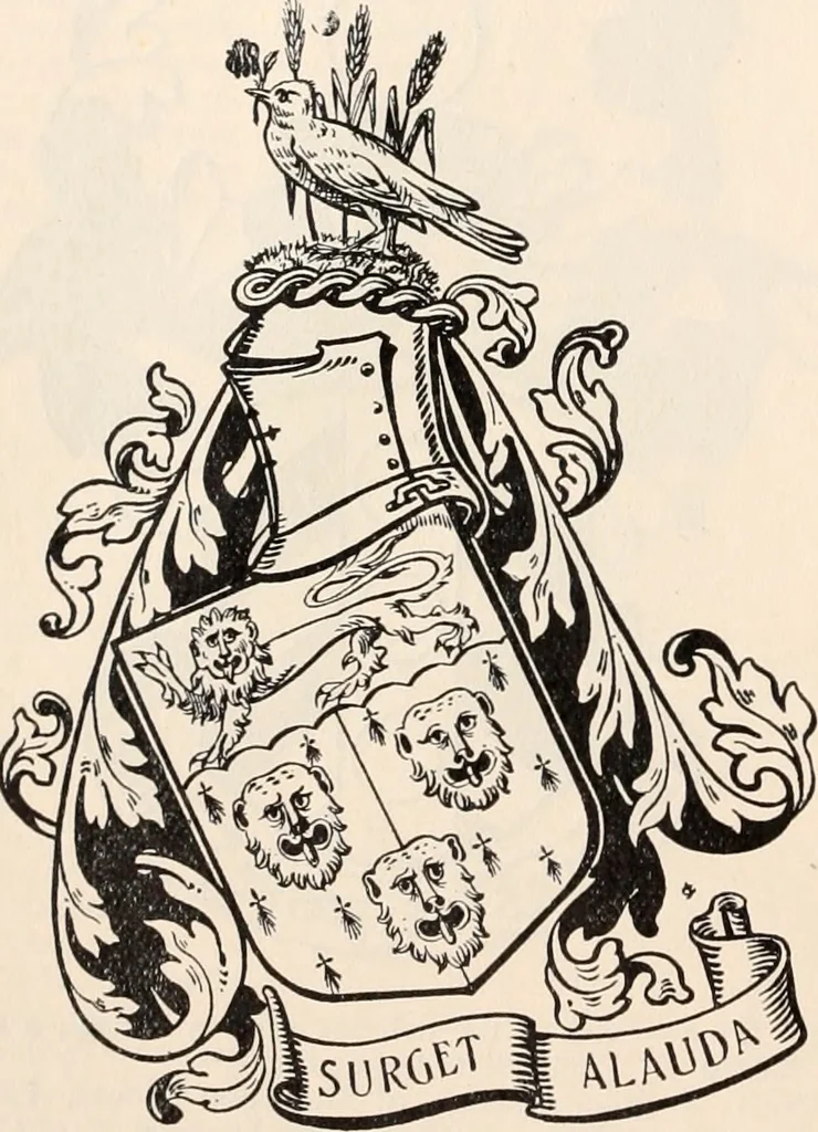 An illustration from Armorial families : a directory of gentlemen of coat-armour, 1905, leaf 125