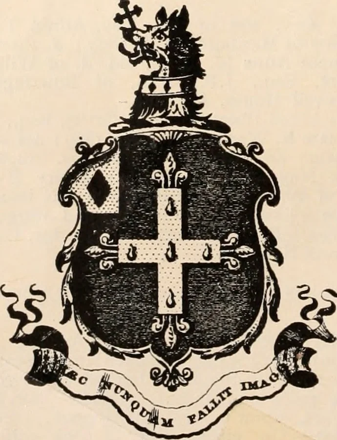An illustration from Armorial families : a directory of gentlemen of coat-armour, 1905, leaf 13