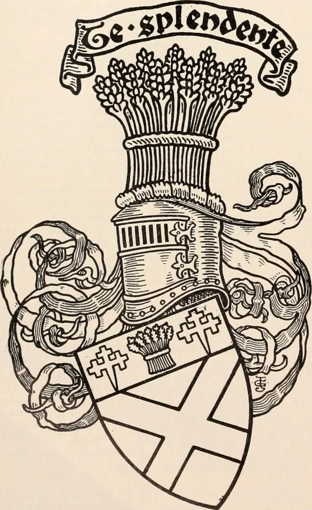 An illustration from Armorial families : a directory of gentlemen of coat-armour, 1905, leaf 133
