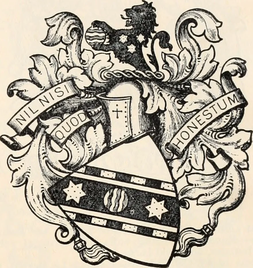 An illustration from Armorial families : a directory of gentlemen of coat-armour, 1905, leaf 138