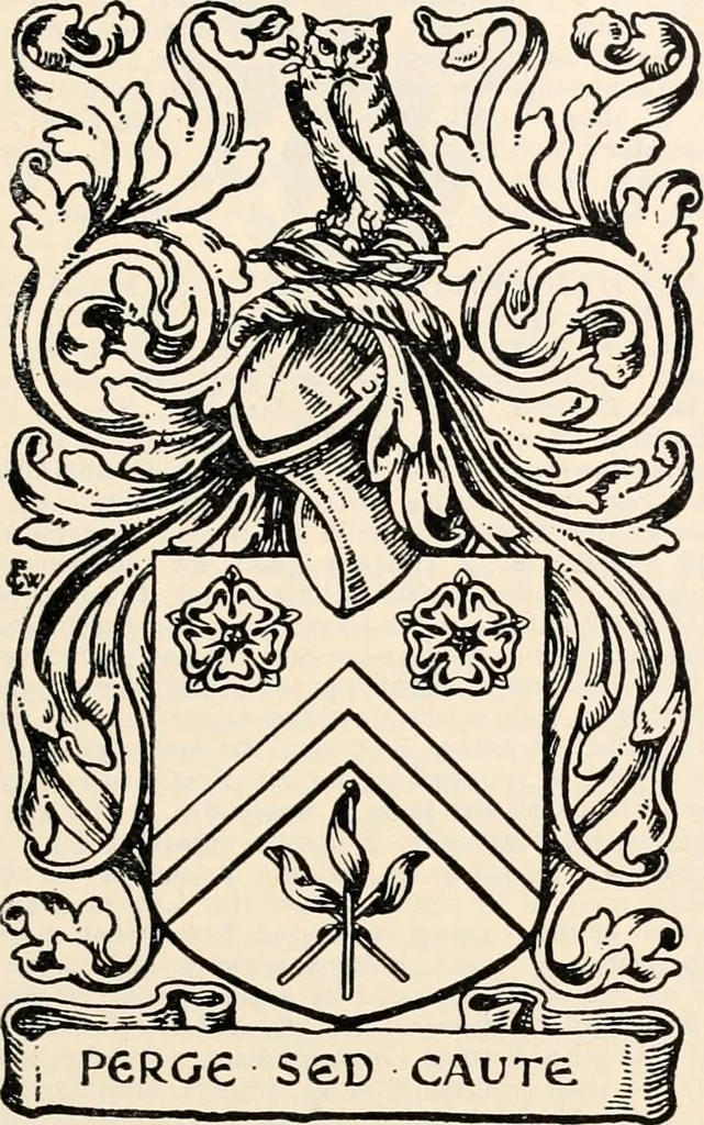 An illustration from Armorial families : a directory of gentlemen of coat-armour, 1905, leaf 146