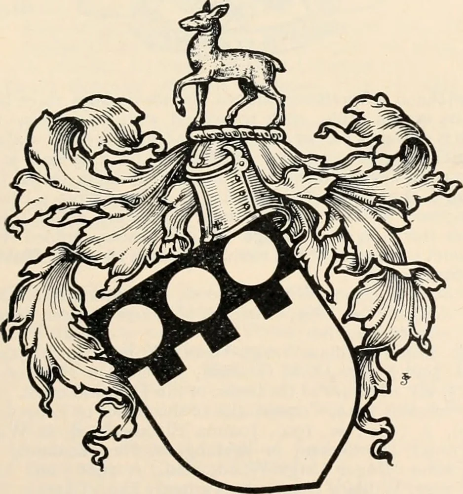 An illustration from Armorial families : a directory of gentlemen of coat-armour, 1905, leaf 152