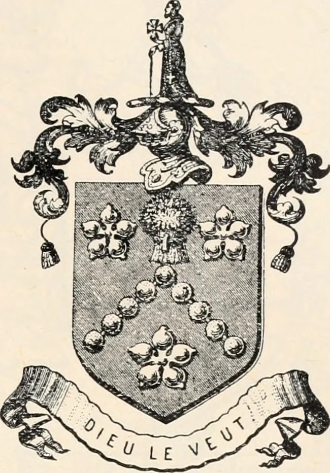 An illustration from Armorial families : a directory of gentlemen of coat-armour, 1905, leaf 158
