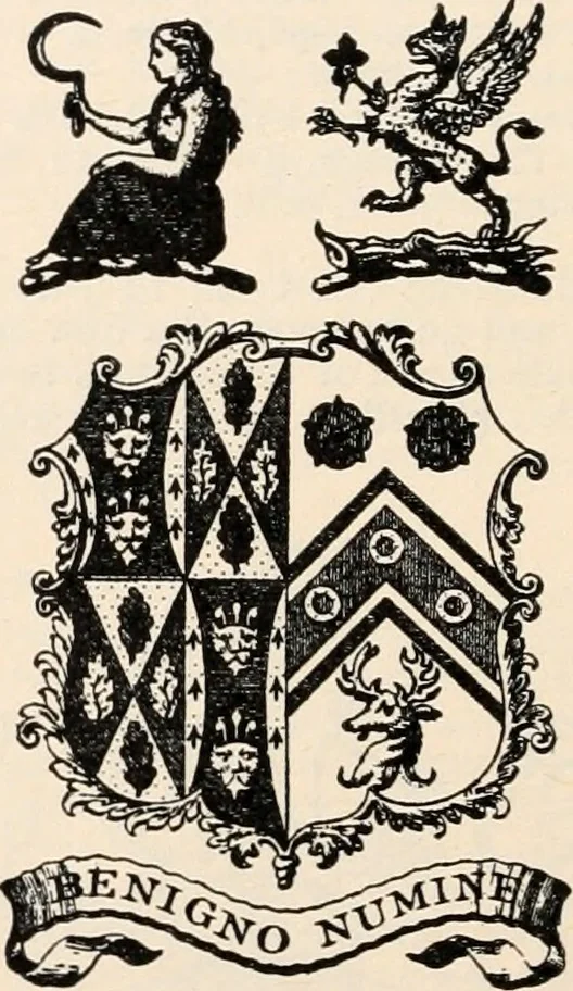 An illustration from Armorial families : a directory of gentlemen of coat-armour, 1905, leaf 169