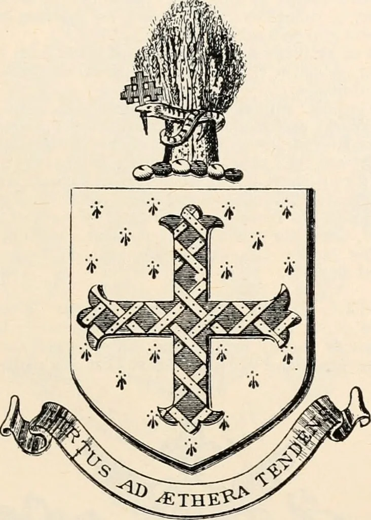 An illustration from Armorial families : a directory of gentlemen of coat-armour, 1905, leaf 170