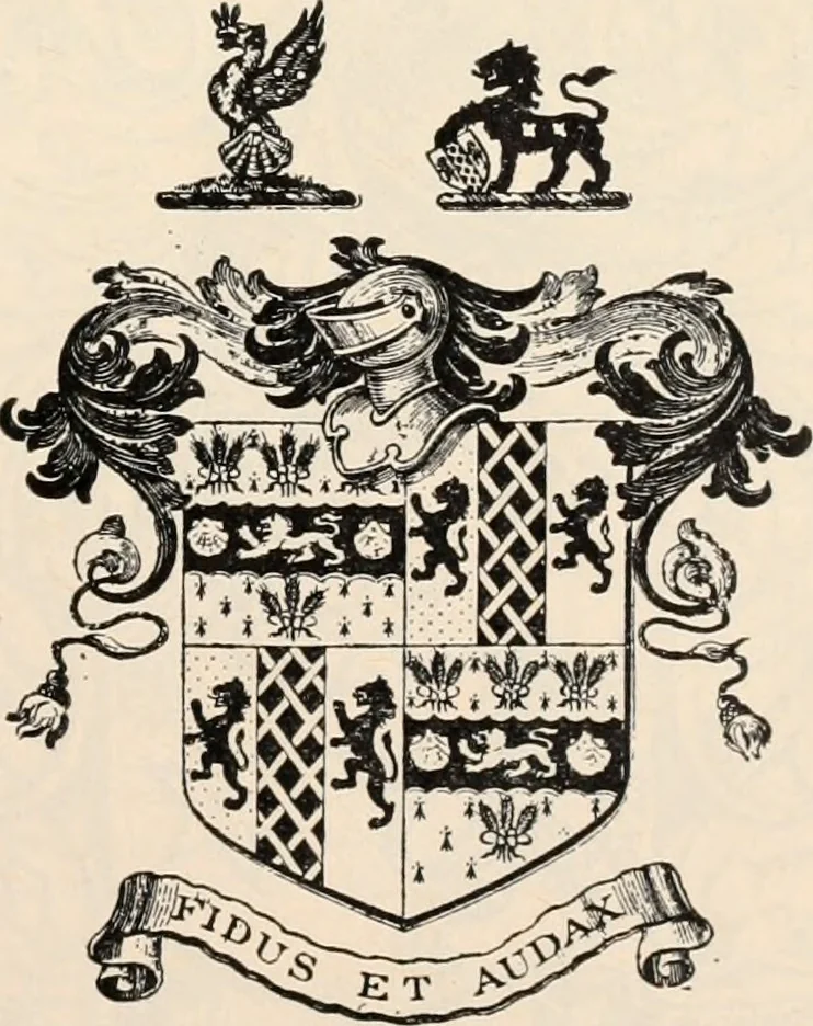An illustration from Armorial families : a directory of gentlemen of coat-armour, 1905, leaf 170