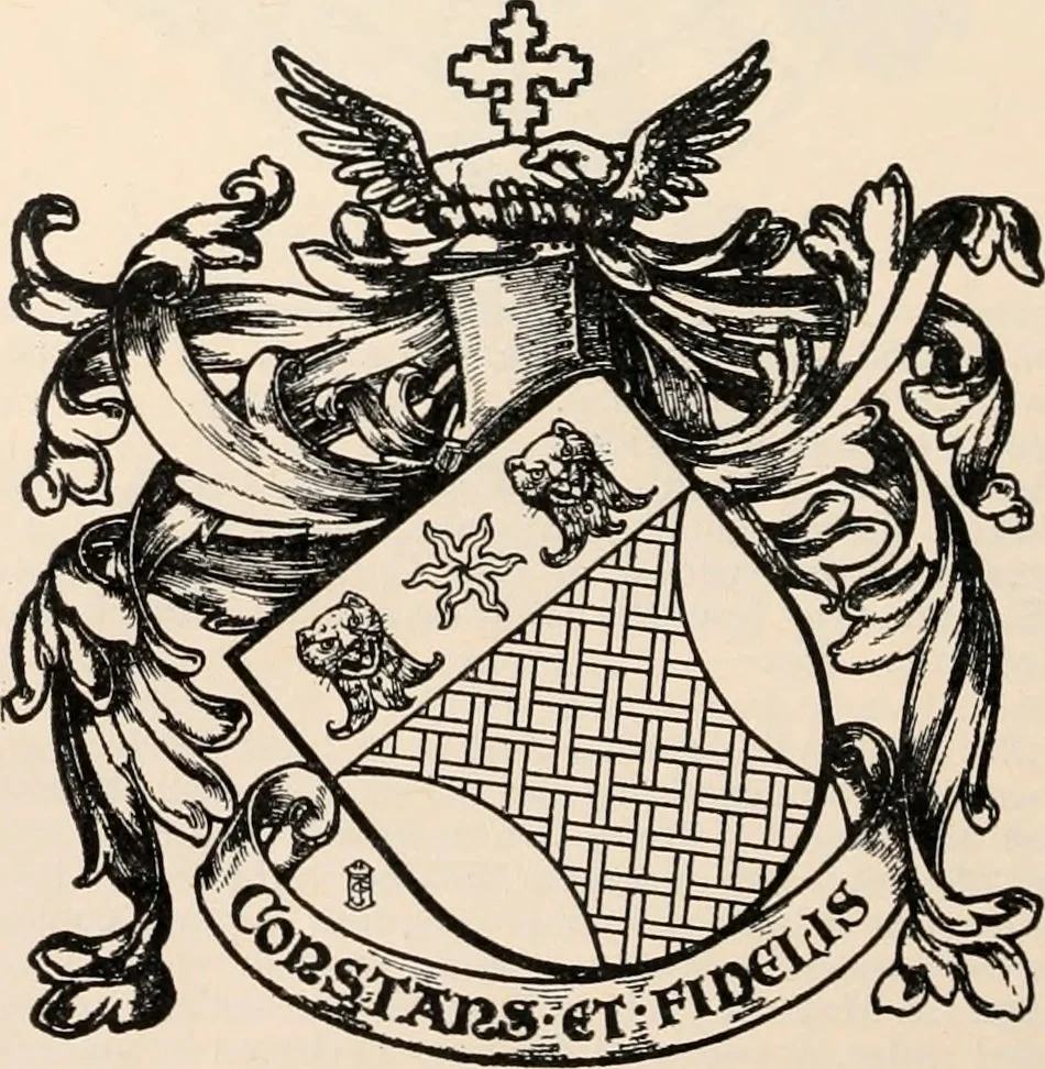 An illustration from Armorial families : a directory of gentlemen of coat-armour, 1905, leaf 171