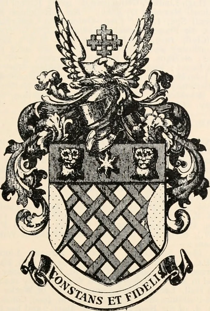 An illustration from Armorial families : a directory of gentlemen of coat-armour, 1905, leaf 172