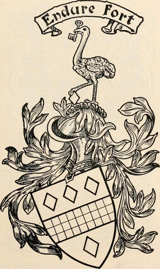 An illustration from Armorial families : a directory of gentlemen of coat-armour, 1905, leaf 174