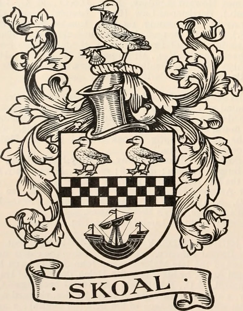 An illustration from Armorial families : a directory of gentlemen of coat-armour, 1905, leaf 175