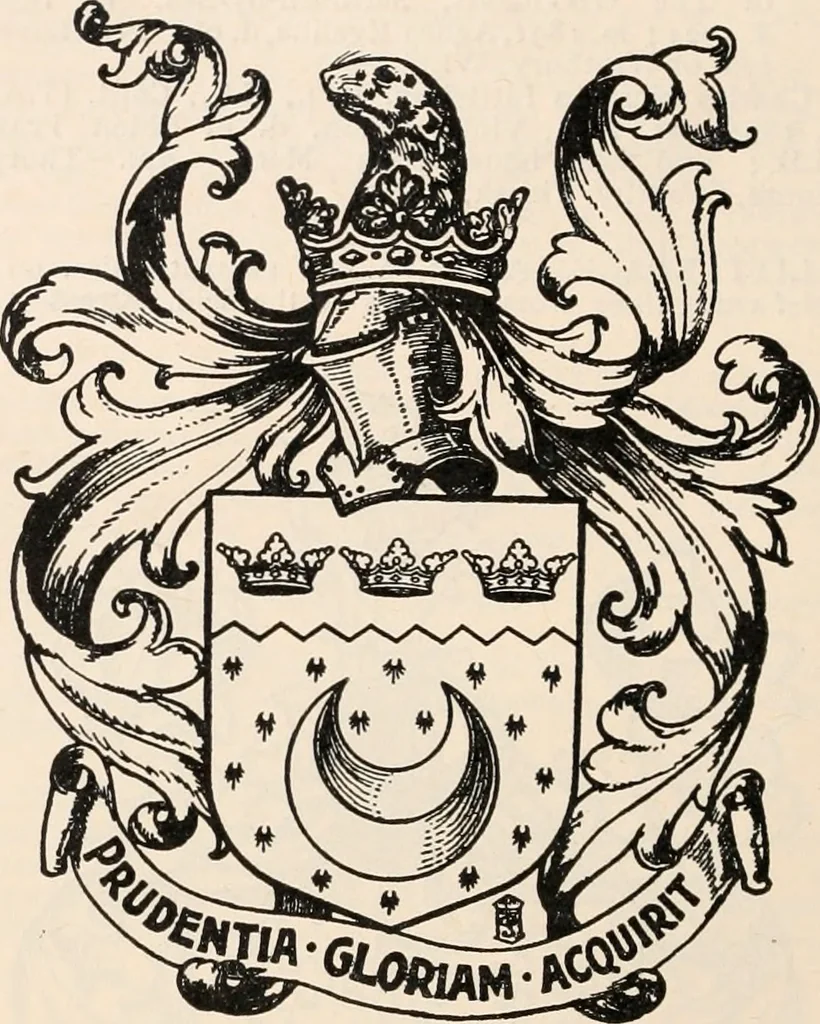 An illustration from Armorial families : a directory of gentlemen of coat-armour, 1905, leaf 179