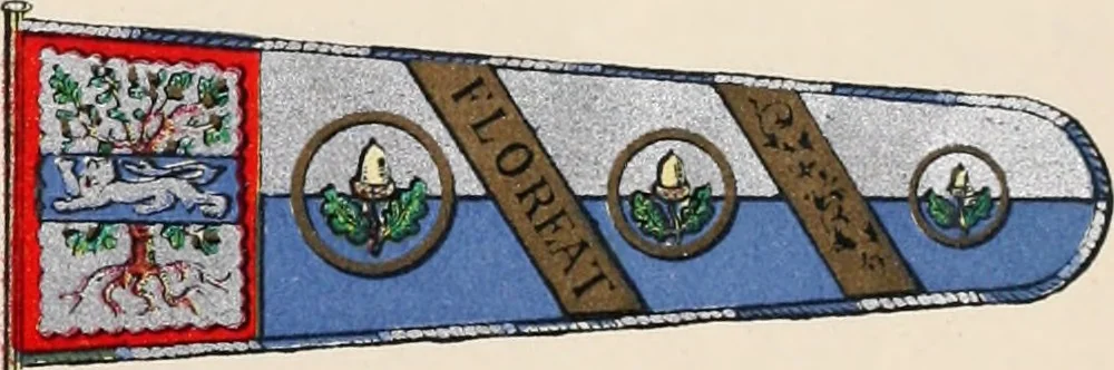 An illustration from Armorial families : a directory of gentlemen of coat-armour, 1905, leaf 180